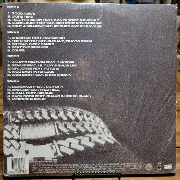 VINYL Pop Smoke: Faith - Exclusive Clear 2 LP Vinyl - NEW / SEALED - Picture 4 of 5